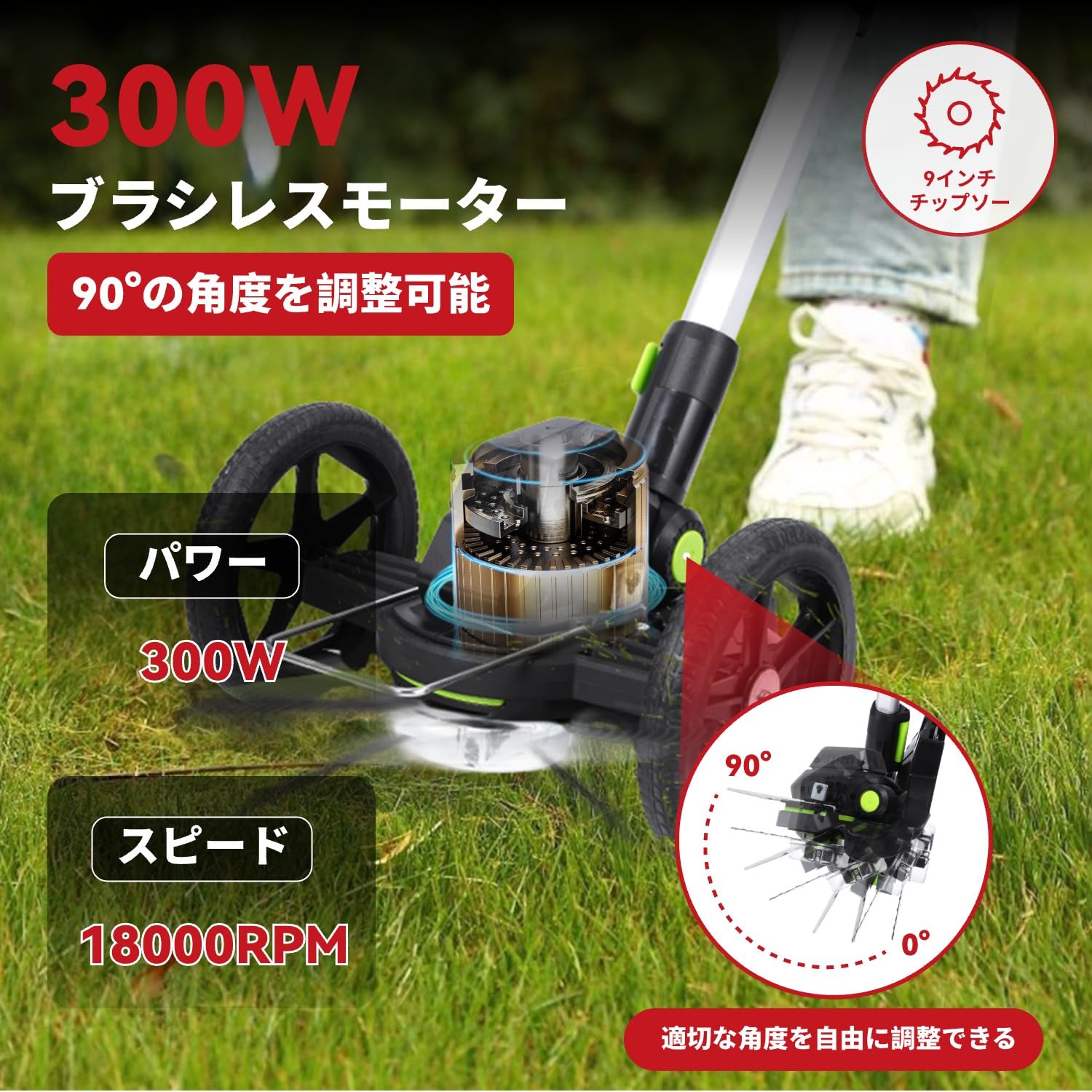 草刈り機 充電式 芝刈り機 電動草刈り機 21V 18000rpm 4種類 Amazon.co.jp: ONEVAN 草刈り機 充電式 草刈機 電動 芝刈り機